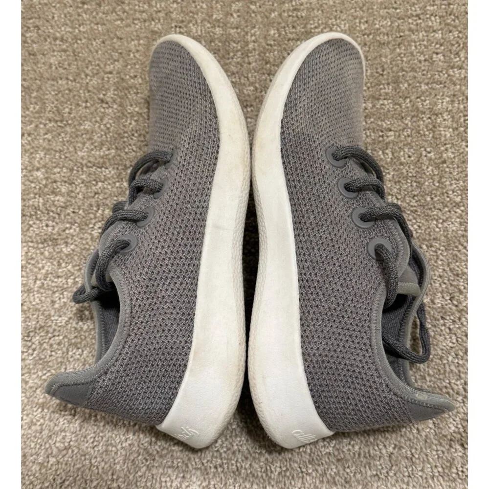 Allbirds‎ Men's Tree Runner Gray Mist Shoes Everyday Sneakers Size 8 Washable